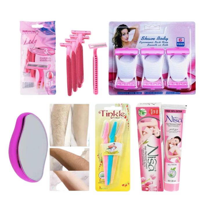 Body Hair Removal Makeup Deals Pack Of 5 Products