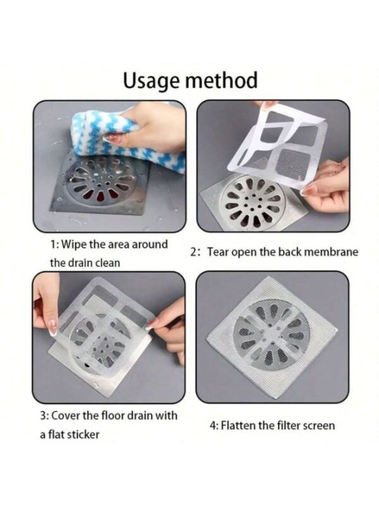 Eco%20Pack%20of%2010%20Drain%20Net%20-%20Drain%20Sticker%20Cover%20-%20Drain%20Stopper%20-%20Sink%20Net%20-%20Floor%20Drain%20Sticker%20For%20Kitchen%20Bathroom%20Hair%20And%20Insects%20Anti%20Clogging%20Filter%20Net%20-%20Image%203