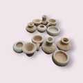 6 Pcs/set Small Mini Clay Pots Tiny Terra Cotta Pots Small Flower Pots Pottery Planter for Indoor Outdoor Plants DIY Craft Desktop Windowsill. 