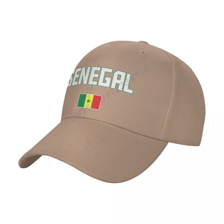 【LuckyBabyFans Store】Baseball Cap Senegal Flag Wild Sun Adjustable Caps Men Women Print