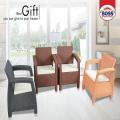 Boss BP-372 Newly Designed Rattan Allegra Single Seater Sofa With Printed Cushions. 