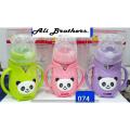 Cartoon Style Baby Glass Feeder 240ml Imported Made BPA Free. 