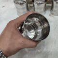 6 Pcs Heavy Stainless Steel Water Glass 350ml. 