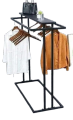 Garment Rack, Hanging Clothes Organizer Rail for Display and Storage,. 