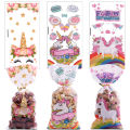 50/100pcs Unicorn Candy Bags Gift Packing Bags Birthday Party Decor Gift Bag For Kitchen Storage. 