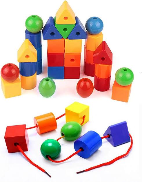 Lacing & Stringing Bead Blocks For Toddlers