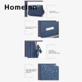 HomeInn Wash Bag Double Zipper Facial Cleanser Skincare Body Care Lotion Toiletry Bag. 