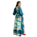 Deep Ocean Green Maxi by ClosetStunner - Sea Green Maxi Dress for Girls- 1 Piece Lawn Maxi - 1 Piece Lawn Sea Green Maxi Dress - Trending Fashion: New Designer Ocean Green Maxi for Women / Girls - New Arrival Fashion Maxi - Stitched Maxi Only for Girls. 