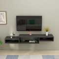 Lcd Tv Rack /Shelves floating Shelf Tv Console Media Storage wall Hanging Shelves TV shelf PC5 60" inch size.(Customized). 