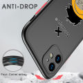 UCUC for Redmi Note 9 Back Cover Back Shadow Luffy Frosted Transparent Hard Phone Case Thin Shockproof Full Cover Camera Protect Case. 