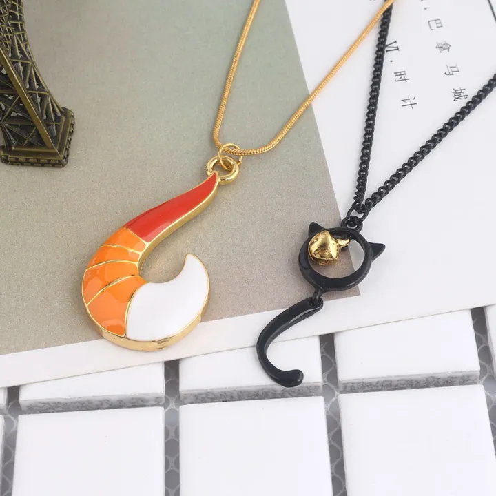 Women%20Fashion%20Necklace%20Hook%20Ladybug%20Fox%20Tail%20Hanging%20Bell%20Black%20Cat%20Pendant%20Necklace%20-%20Image%205