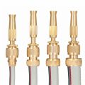High Pressure Hose Nozzle Adjustable Garden Sprayer Power Spray Nozzle Brass Water Hose Nozzles for Garden. 