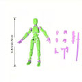 Multi-Jointed Movable Shapeshift Robot 2.0 3D Printed Mannequin Dummy 13 Action Figures Toys Kids Adults Parent-children Game Fayshow. 