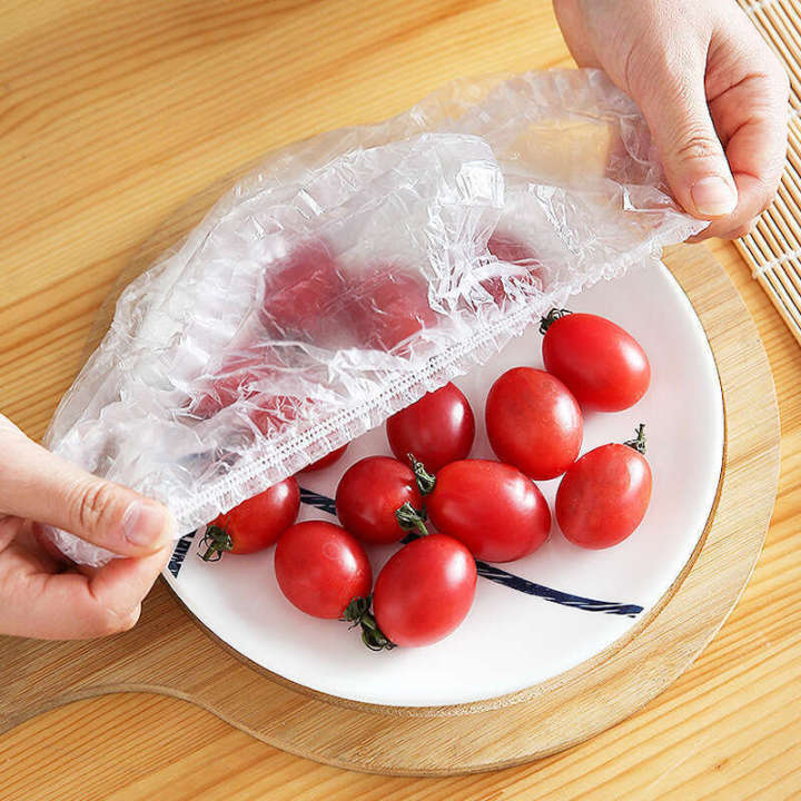 Disposable wrap for grade food refrigerator bowl dish with anti odor ...