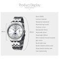 SWIDU Men Watch Business Calendar Quartz Watches Stainless Steel Strap Watch For Men. 