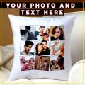customized/Print image or text on simple color cushion or pillow By Saad e Store. 