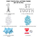 First Teeth Foil Letter Theme Collection, My 1-s-t Tooth Celebration Decoration Event, Photo Backdrops, Baby Boy, Baby Girl, Milk Teeth, First Tetting, Indoor & Outdoor Decoratives, Decor Party Supplies : WlPW7yLm. 