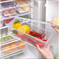 Fridge Storage Food Containers Fridge Organizer (Pack of 3) 1500ml, Stackable Plastic Fish, Meat, Vegetables & Fruits Container for Kitchen. 