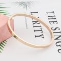 【HOT】 Hot Fashion Stainless Steel Jewelry Round Bangle For Woman Child Charm Bracelet Party Love Wedding Brand Gift Wholesale. 