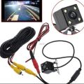 Universal 4 LED Car Rear View Night Vision Water Proof Camera. 