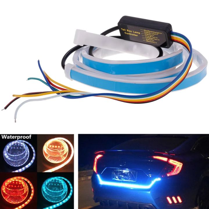 Car%20Rear%20Trunk%20Tail%20Light%20120cm%20Colorful%20Dynamic%20Reverse%20Warning%20LED%20Strip%2012v%20Additional%20Brake%20Follow%20Turn%20Signal%20Lamp%20-%20Image%202