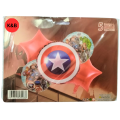 Captain America Avengers Theme Party Combo Set - Foil Helium Latex Balloons, Stars, Round Balloons, Foil Curtains, Happy Birthday Banner, Paper Plates, Goodie Boxes, Table Cover for Birthday Decorations, Baby Showers, 6 Month Birthdays and Boys Room Decor. 