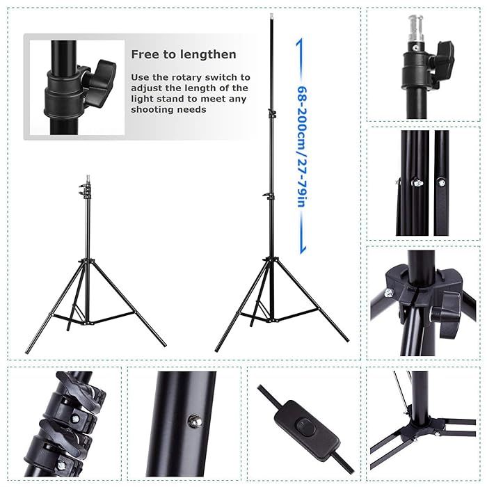 ICON%20Video%20And%20Photo%20Studio%20Lights%20Softbox%20Studio%20Lighting%20Kit%20with%20%2050x70%20cm%20Photo%20Studio%20Softbox%205500%20K%20Daylight%20Folding%20Bulb%207%20Feet%20Tripod%20-%20Image%203