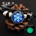 Genshin Impact Vision Luminous Bracelet God's Eye Elemental Power Trend Personality Jewelry Birthday Gift Handmade. 