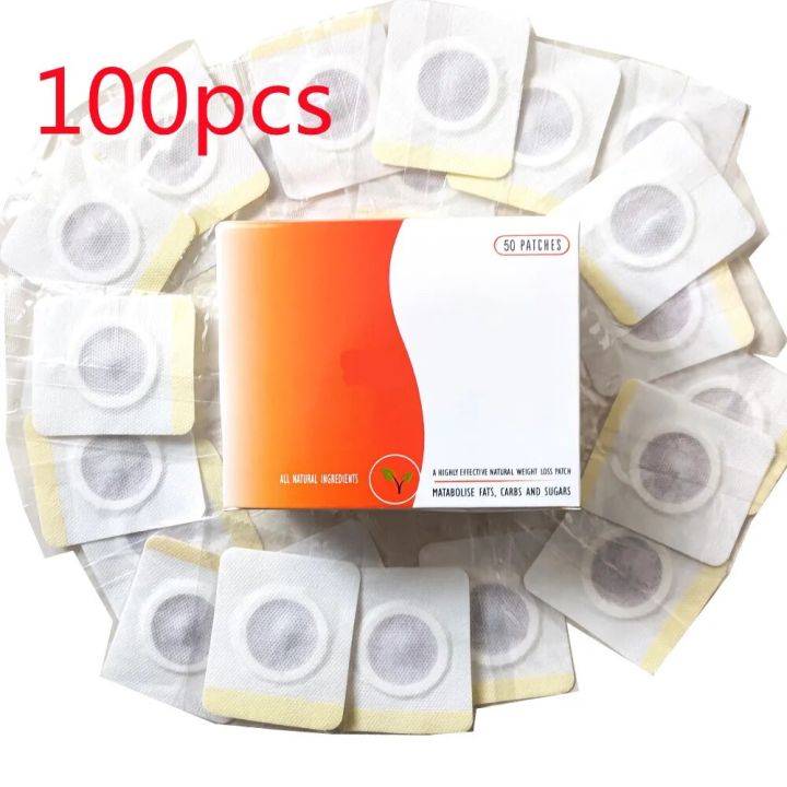 Perda de peso Slim Patch para Barriga, Umbigo Adesivo, Emagrecimento Produto, Queima De Gordura, Barriga Cintura Gesso, Slime, Dropshipping, 10 PCs, 100PCs
