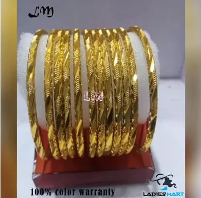 Golden%20Alloy%2012%20Piece%20Bangles%20For%20Women%20/GIRLS/JEWELLERY%20-%20Image%202