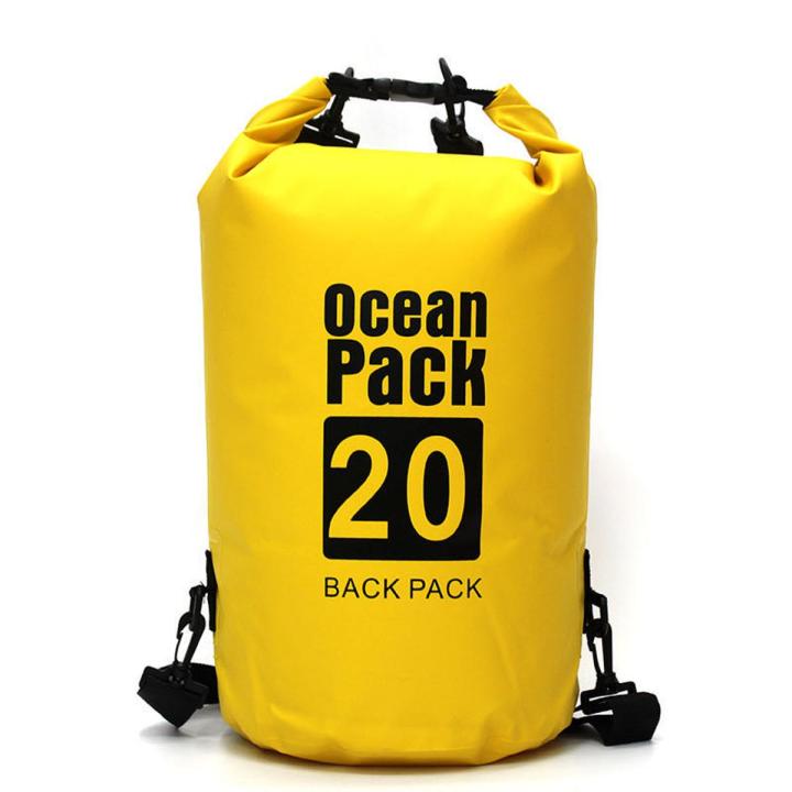 【Footprint】 Ocean Pack 20L Dry Bag Waterproof Bucket Bag Sling Shoulder Backpack Outdoor Travel Bag