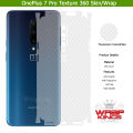 OnePlus 7 Pro Skin Wrap 360 Protection Carbon Fiber Matte Transparent Lamination with Camera Skin. 