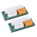 2 Pack Dual PSU Multiple Supply Adapter,Add2Psu ATX 24 Pin to Molex 4Pin Connector for BTC Miner. 