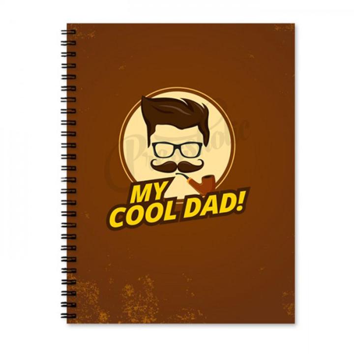 Happy Father's Day Notebook - Customized Notebook A4 Size (200 Pages)