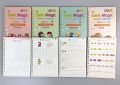 Children's Magic book,  Practice Copybook Set - Reusable Handwriting 4 Magic Books Set for Kids with Writing and Calligraphy - Includes 1 Magic Pen, 10 Refills, and 1 Grip. 