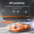 3 Modes Wireless Rechargeable Transparent Mouse – Bluetooth Mouse & 2.4G USB Gaming Mouse for PC, Laptop, and Desktop – Wireless Mouse for Gaming, Logitech Style Design. 