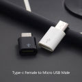 1Pcs Type C Female To Micro USB Male Converter Connector for Android Phone Adapter Lonni. 