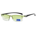 New Anti Blue Ray Reading Glasses Smart Automatic Zoom Reading Glasses Autofocus Power +1.0(100) ~ +4.0(400) Half-Rim Unisex. 