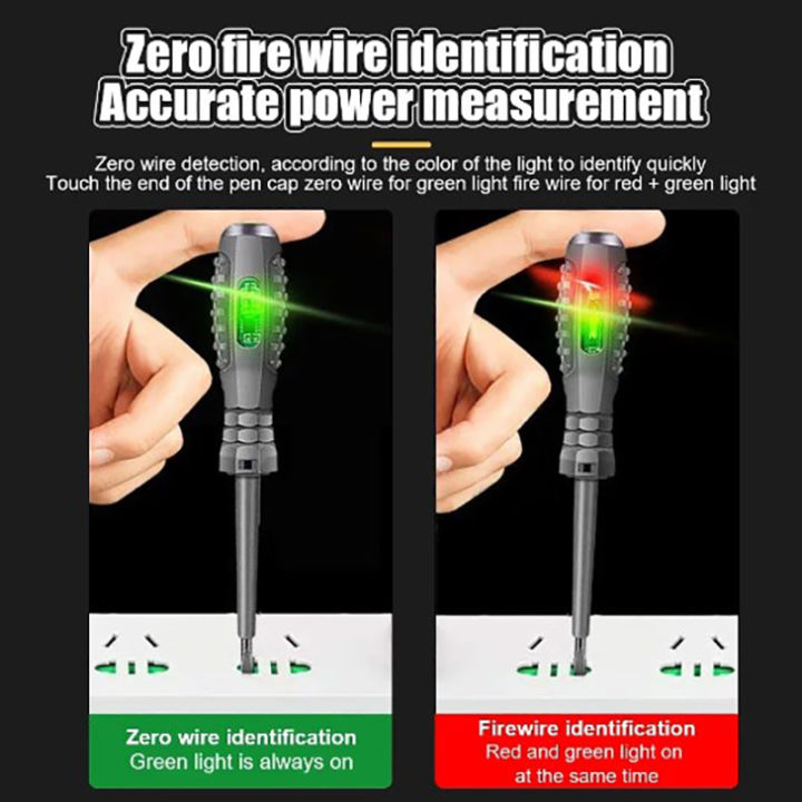 Intelligent Voltage Tester Pen AC Non-contact Induction Test Pencil Voltmeter Power Detector Taotai