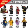 Roman Batman Minifigures Spider-Woman Robin Building Blocks DC Kids Lego Toys. 