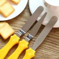 3-in-1 Multi-Function Stainless Steel Cake Icing Spatula Knife Set, 3-Pieces. 