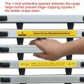 Best Telescoping Ladder 12.5 Feet Fine Quality The Ultimate Heavy Duty Foldable Aluminum Extension Multi-Purpose Ladder. 