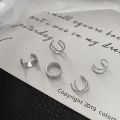 Non-Piercing Three Layer Punk Metal Zircon Ear Clip Ear Cuff for Women Cool Girl's Earrings Fake Cartilage Simple Y2K Earring Jewelry Gifts. 