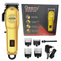 GEEMY GM-6668 PROFESSIONAL HAIR CLIPPER WITH 2000MAH BETTERY WITH LED DISPLAY SHOW BETTERY PERCENT WITH ADJUSTABLE  TAPER CONTROL. 