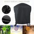 Waterproof BBQ Rolling Cart Grill Cover for Weber Q1000 Q2000 Series. 