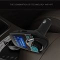 New Original Xiaomi T11 FM Transmitter Bluetooth Wireless Car kit Handsfree Dual USB Car Charger MP3 Music TF Card AUX Player. 