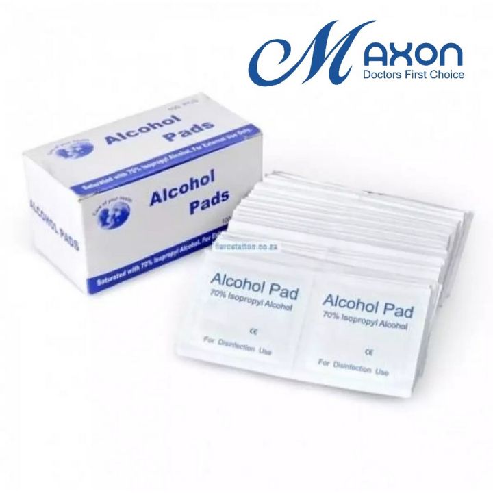 200 Pcs Alcohol Swab 75% Safety and Maxon