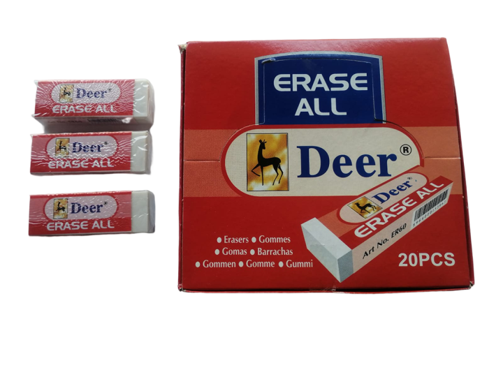 DEER%20ERASE%20ALL%20ERASER%20ART%20NO.%20ER60(20%20pcs%20in%20a%20box)%20(DR-20)%20+%20FREE%205x%20PENCIL%20SHARPNERS%20-%20Image%202
