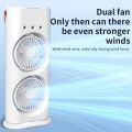 Rechargeable Desktop Table Cooling Fan Portable Multiple speed Remote control Double Ended Spray Desk Fan with Cooler. 
