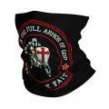 Yeah Keniaoet Christian Knight Defend The Faith Neck Gaiter Women Men UV Protection Winter Knights Templar Crusader Bandana Scarf for Cycling. 